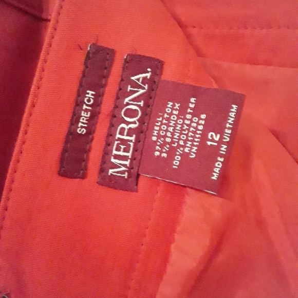 Merona Red Pencil Skirt - Picture 3 of 6